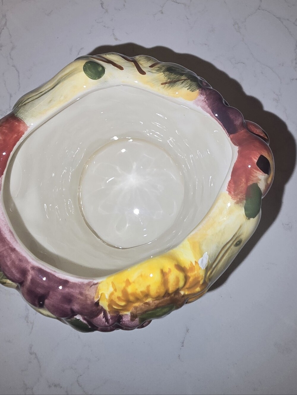 Colorful Ceramic Creamer Set with Fruit Design - Picture 4 of 5